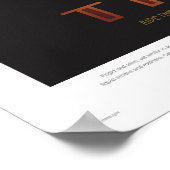 NASA - Retro Titan Tour affiche Voyage (Coin)