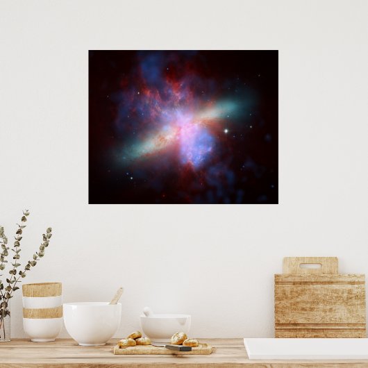 NASA - Röntgenzichtbaar-infrarood Afbeelding van M Poster (Keuken)