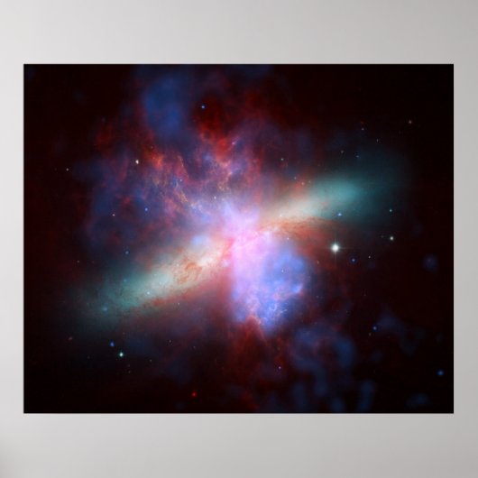 NASA - Röntgenzichtbaar-infrarood Afbeelding van M Poster (Voorkant)