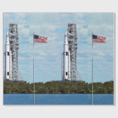 NASA SLS Space Launch System Raketlanceerplatform Cadeaupapier (Vlak)