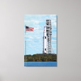 NASA SLS Space Launch System Raketlanceerplatform Canvas Afdruk