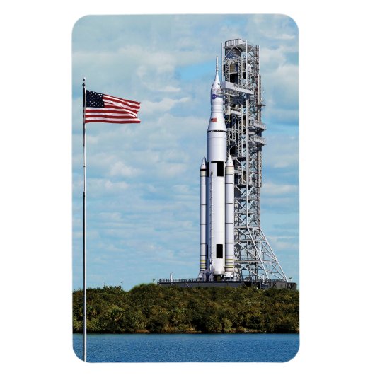 NASA SLS Space Launch System Raketlanceerplatform Magneet (Verticaal)