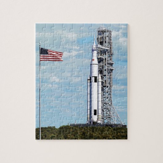 NASA SLS Space Launch System Rocket Launchpad Legpuzzel (Verticaal)