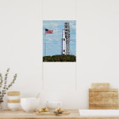 NASA SLS Space Launch System Rocket Launchpad Poster (Keuken)