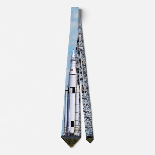 NASA SLS Space Launch System Rocket Launchpad Stropdas (Voorkant)