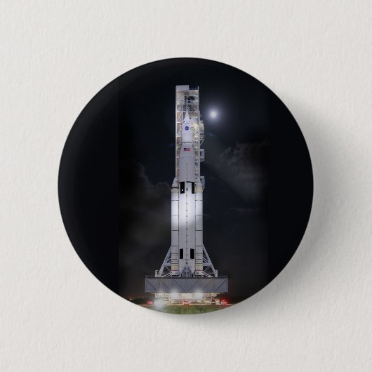 NASA SLS Space Launch System Ronde Button 5,7 Cm (Voorkant)