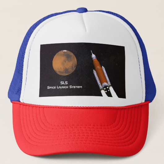 NASA SLS Space Launch System Trucker Pet (Voorkant)