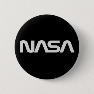 NASA Snake Logo DARK Ronde Button 5,7 Cm