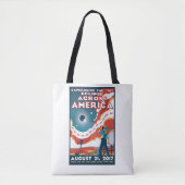 NASA Solar Eclipse America Canvas tas (Voorkant)