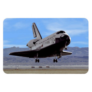NASA Space Shuttle Atlantis landing Edwards AFB Magneet