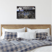 NASA Space Shuttle Cockpit Aarde Omloopbaan Raam U Canvas Afdruk (Insitu (Slaapkamer))