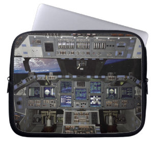 NASA Space Shuttle Cockpit Earth Orbit Window Uitz Laptop Sleeve