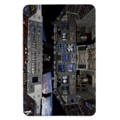 NASA Space Shuttle Cockpit Earth Orbit Window Uitz Magneet (Verticaal)