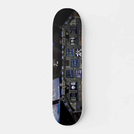 NASA Space Shuttle Cockpit Earth Orbit Window Uitz Skateboard (Voorkant)