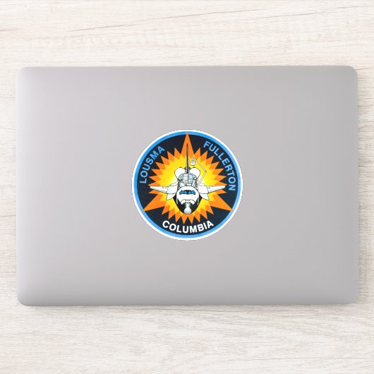 NASA Space Shuttle Columbia STS-3 Sticker (Computer)