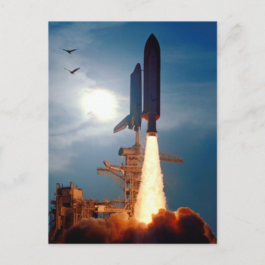NASA Space Shuttle Discovery Start STS-64 Briefkaart (Voorkant)