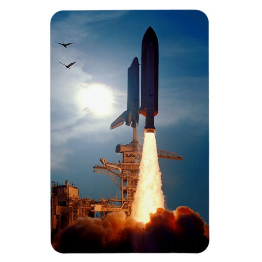 NASA Space Shuttle Discovery Start STS-64 Magneet (Verticaal)
