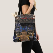 NASA Space Shuttle Endeavor Flight Deck Cockpit Tote Bag (Dichtbij)