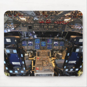 NASA Space Shuttle Endeavour vluchtdek cockpit Muismat