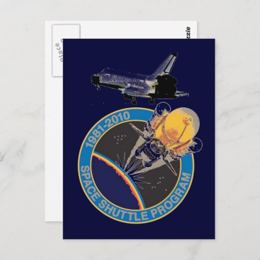 NASA Space Shuttle-programma Briefkaart (Voorkant / Achterkant)