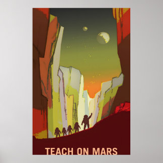 NASA STS-123 Space Shuttle Leaving the ISS Poster