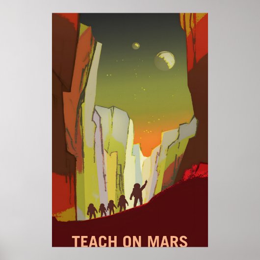 NASA STS-123 Space Shuttle Leaving the ISS Poster (Devant)