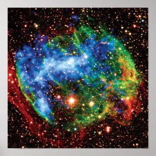 NASA Supernovarest W49B Gamma Straling Uitbarsting Poster