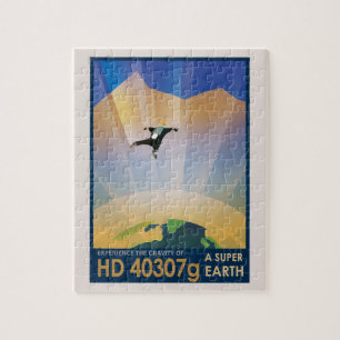 NASA Toekomst Reis Sci-Fi Poster - Super Aarde Legpuzzel