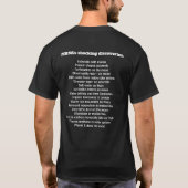 NASA wetenschappers werken voor Walt Brown T-shirt (Achterkant)