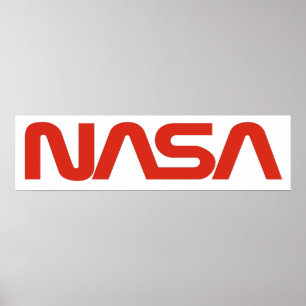 NASA Worm (slang) Logo Poster