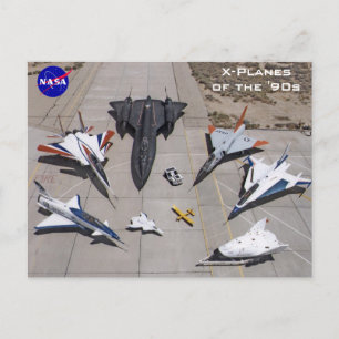 NASA X-vlakken van de Briefkaarten van de jaren ne