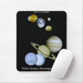 NASA ZONNESTELSEL Mousepad Muismat (Met muis)