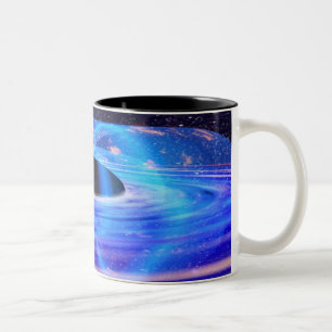 Nasa's Blauwe Zwarte Hole Tweekleurige Koffiemok