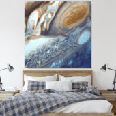 NASA's Jupiter Swirls Canvas Afdruk (Insitu (Slaapkamer))