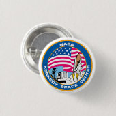 NASA's Kennedy Space Center Ronde Button 3,2 Cm (Voorkant /achterkant)