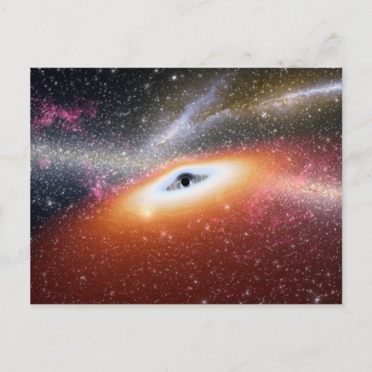 NASA's Massive Black Hole Briefkaart (Voorkant)