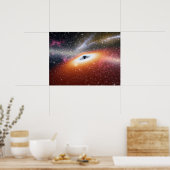 NASA's Massive Black Hole Poster (Keuken)