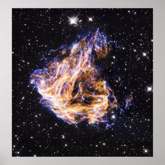 NASA's Supernova restant op ruimtefoto Poster (Voorkant)