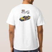 Nascar #5 Slot Car Racing T-Shirt (Dos)