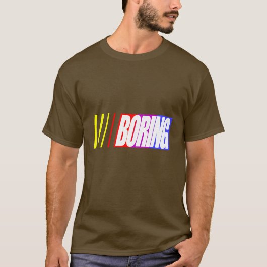 Nascar Boring T-shirt (Voorkant)