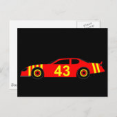 Nascar Briefkaart (Voorkant / Achterkant)