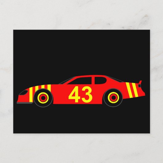Nascar Briefkaart (Voorkant)