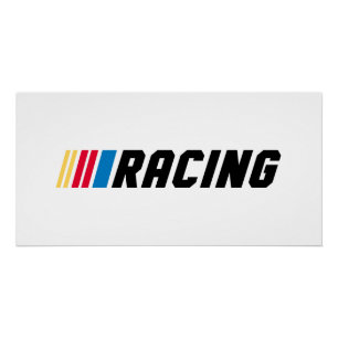 NASCAR Racingschilderkunst Perfect Poster
