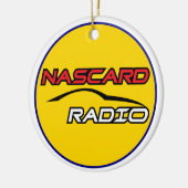 NASCARD RADIO Keramische Cirkel Ornament (Links)