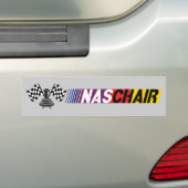 NASCHAIR Bumpersticker (Op auto)