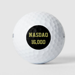 NASDAQ 16000 Beursviering Golfballen