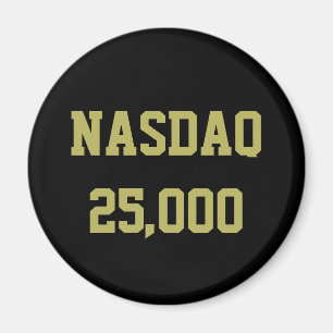 NASDAQ 25000 beursviering Magneet