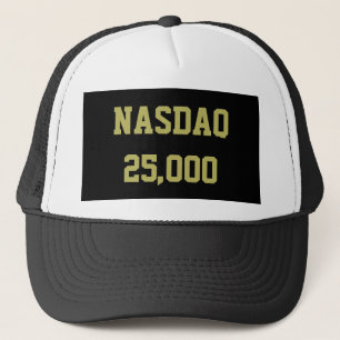NASDAQ 25000 beursviering Trucker Pet