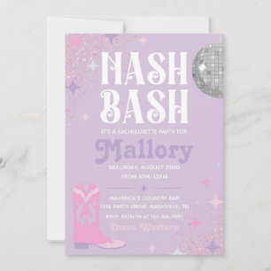 Nash Bash Bachelorette   Invitation Nash Bash