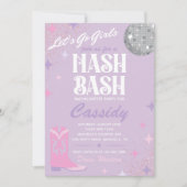 Nash Bash Bachelorette Party | Nash Bash Invite Kaart (Voorkant)